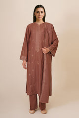 3 Piece - Embroidered Suit - C6378