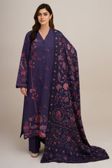 3 Piece - Printed Suit - C6398