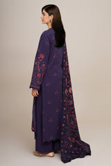 3 Piece - Printed Suit - C6398