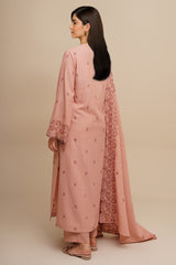 3 Piece - Embroidered Suit - C6400