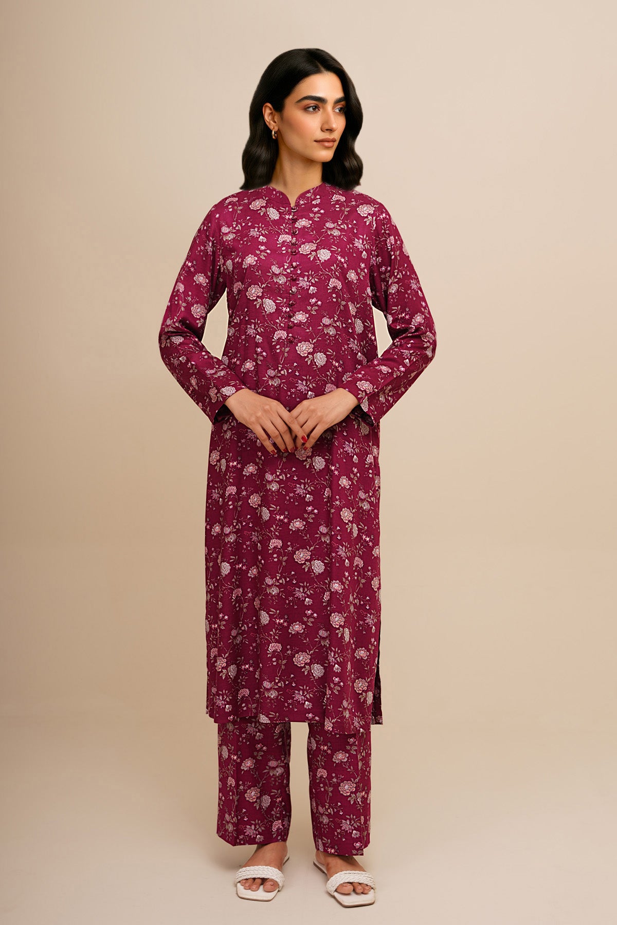 2 Piece - Printed Suit - C6402
