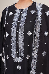 3 Piece - Embroidered Suit - C6406