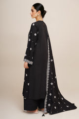 3 Piece - Embroidered Suit - C6406