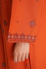 3 Piece - Embroidered Suit - C6407