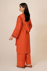 3 Piece - Embroidered Suit - C6407
