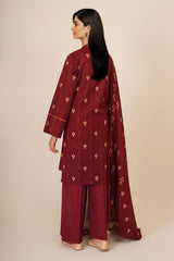 3 Piece - Printed Suit - C6423