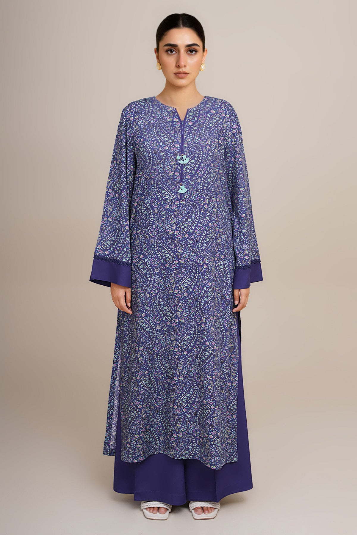 2 Piece - Printed Suit - C6427