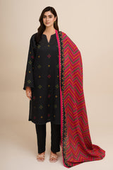3 Piece - Printed Suit - C6443