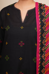 3 Piece - Printed Suit - C6443