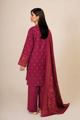 3 Piece - Printed Suit - C6449