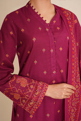 3 Piece - Printed Suit - C6449