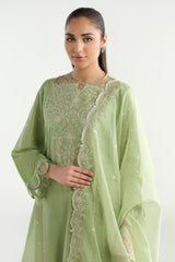 3 Piece - Embroidered Suit - C6243