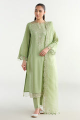 3 Piece - Embroidered Suit - C6243