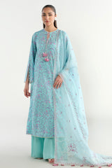 3 Piece - Printed & Embroidered - C6282