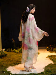 4 Piece - Printed Pure Chiffon Suit - MCP1727