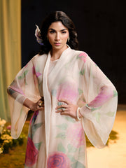 4 Piece - Printed Pure Chiffon Suit - MCP1727