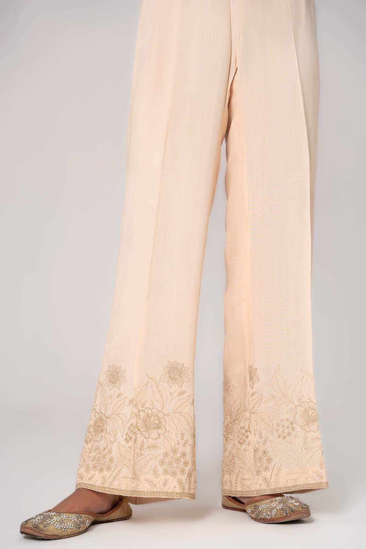 1 Piece Pk Raw Silk Shalwar