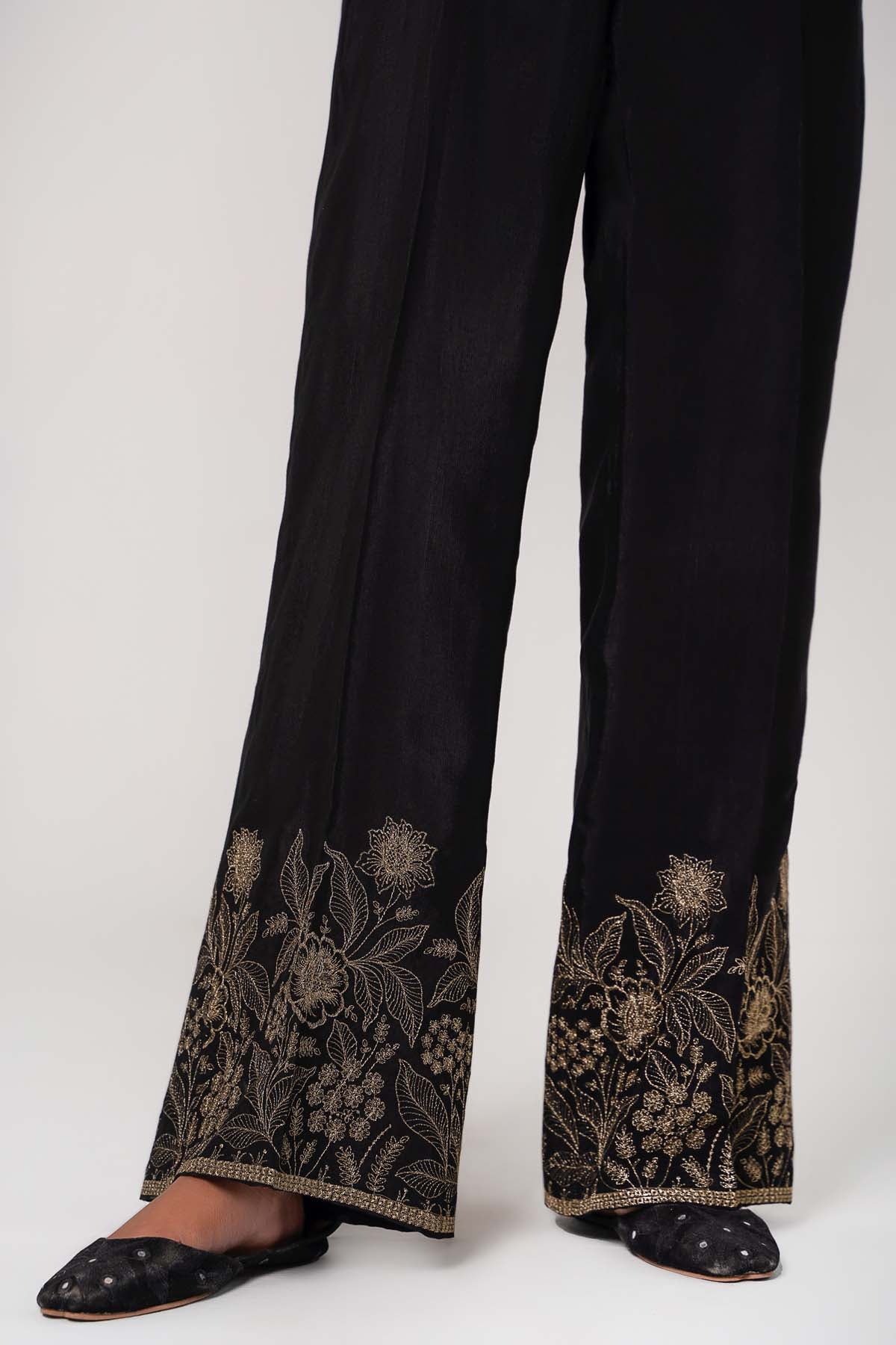 1 Piece Pk Raw Silk Shalwar