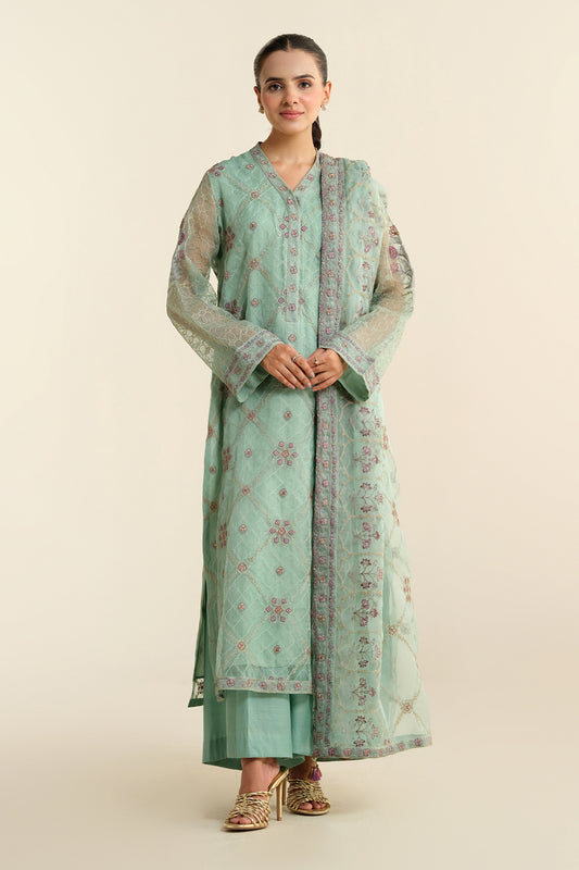 3 Piece - Embellished Suit - E1428-2