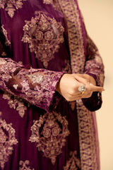 3 Piece - Embroidered Suit - E1469