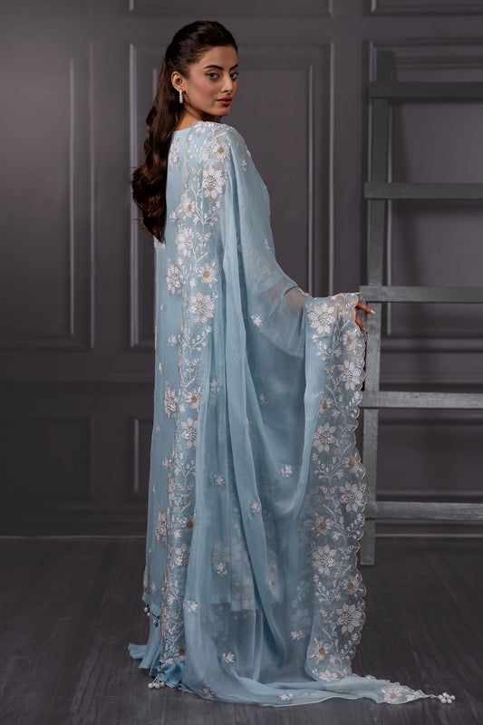 3 Piece - Embroidered Suit - E1494