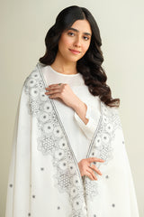 Embroidered Dupatta - E1601