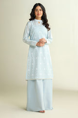 2 Piece - Embroidered Suit - E1603