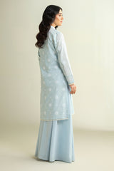 2 Piece - Embroidered Suit - E1603