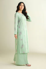 2 Piece - Embroidered Suit - E1605