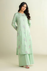 2 Piece - Embroidered Suit - E1605