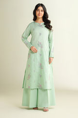 2 Piece - Embroidered Suit - E1605