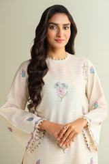 2 Piece - Embroidered Suit - E1606