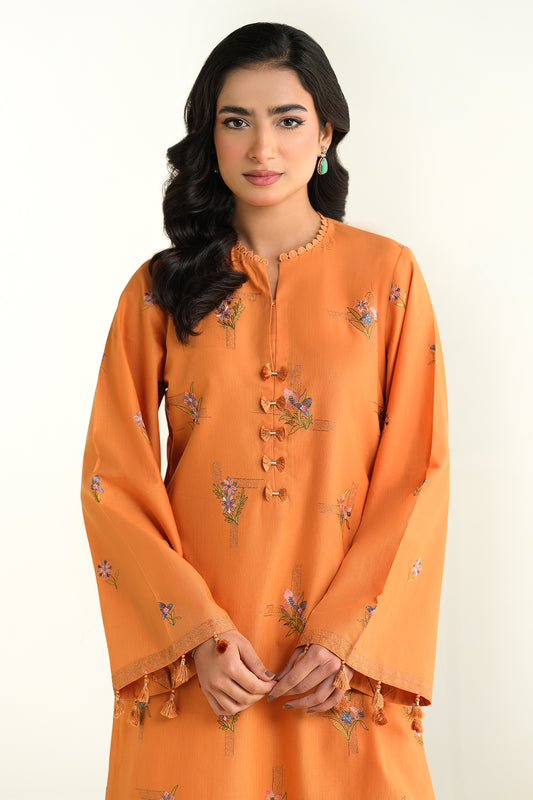 2 Piece - Embroidered Suit - E1609