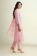 3 Piece -  Embroidered Suit - E1613