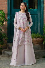 3 Piece -  Embroidered Suit - E1621