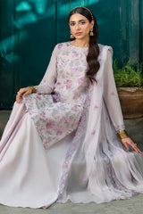 3 Piece -  Embroidered Suit - E1621