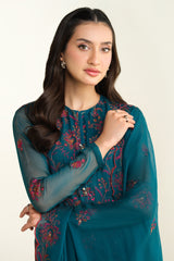 3 Piece - Embellished Suit - E1633