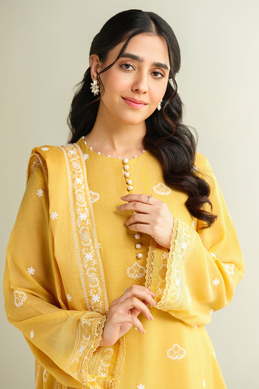 4 Piece -  Embroidered Suit - E1643