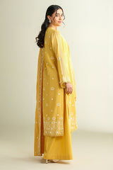 4 Piece -  Embroidered Suit - E1643