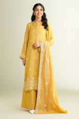 4 Piece -  Embroidered Suit - E1643