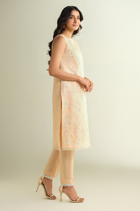 2 Piece - Embroidered Suit - E1647