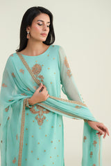 3 Piece - Embellished Suit - E1652