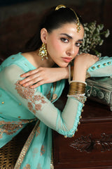 3 Piece - Embroidered & Embellished Suit - E1652