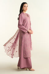3 Piece -  Embroidered Suit - E1653