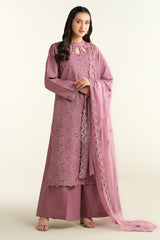 3 Piece -  Embroidered Suit - E1653