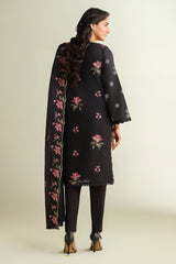3 Piece -  Embroidered Suit - E1659