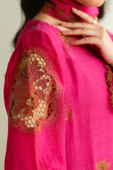 4 Piece -  Embroidered Suit - E1664