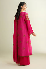 4 Piece -  Embroidered Suit - E1664