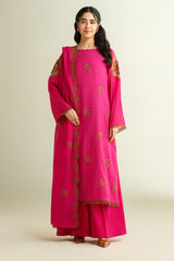 4 Piece -  Embroidered Suit - E1664