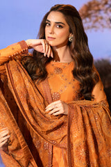 3 Piece -  Embroidered Suit - E1669